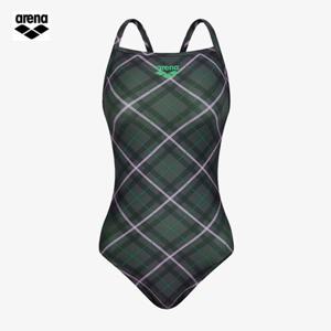 아레나 니팅 체크  A5FL1LO12 BRW (주머니백 증정) 여성일반 크로스 스트랩백 원피스 실내수영복