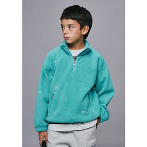 [블루테일HU] AZI1TS01MT 민트 플리스 하프집업 아노락 맨투맨