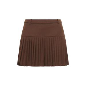 25 FW 마린세르 플리츠 미니 스커트 WSK063ACWOV0071 TP445833180