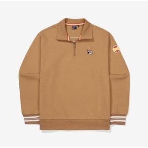 휠라 남여공용 F박스 면혼방 반집업 맨투맨 FS2POF3311X_DGR