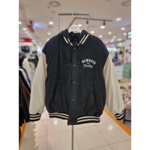 주)소이 세이브존01 겨울 코듀로이 바시티 패딩점퍼 25W0103