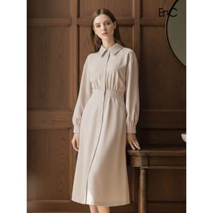 [이엔씨][ENC] 베이직 카라 롱원피스 (ENOW24V51O)