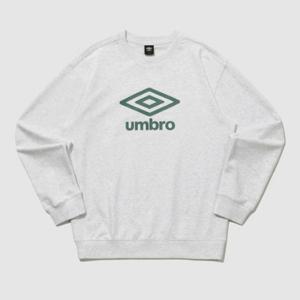 엄브로긴팔티 TQT UQ121CFS19-WMG 에센셜 빅로고 맨투맨 / WHITE MELANGE