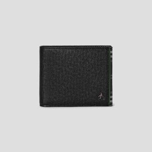 [빈폴ACC] 빈폴헤릿_패치 반지갑 - 블랙 (BE61A3T335)