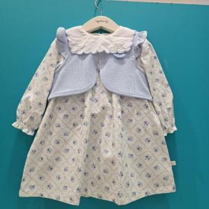 아가방 CB01 26SS 신디 플라워원피스(조끼) 01T124051