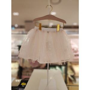 밍크뮤ch IV)플라워 스팽글 샤 스커트 (3611143101)