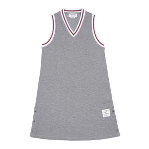 [톰브라운] 여성 클래식 피케 스트라이프 브이넥 FJD108A 00050 055