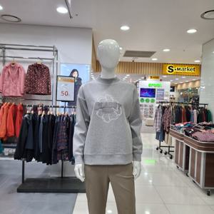 [피에이티]원포인트 목크넥 맨투맨 티셔츠  1L85402-4US