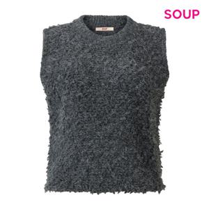 [숲]부클레 라운드넥 니트 베스트 S5CVE08