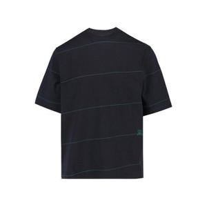 (명품) 버버리 스트라이프 코튼 티셔츠 8083613