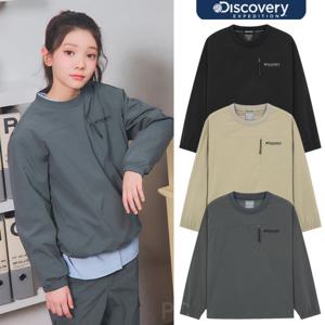 디스커버리키즈 DKTR3B051 키즈 프레시벤트 우븐 트레이닝 가슴포켓 맨투맨