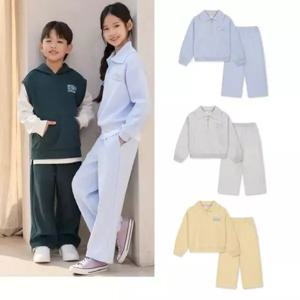 [탑텐키즈]더블니트 카라 하프넥 셋업 (MKG1IP2001)