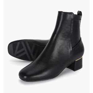 [무크]여성 베이직 스판 앵클부츠 522654 YA 블랙