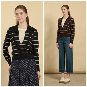 BCBG B6S2K412 레이어드 ST니트 TOP(현대목동)