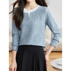 [앳마크]ATMARK 물결오픈레이어드티셔츠_AA61TS001G