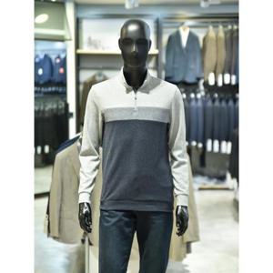 오스틴리드 세이브존03 가을 면블럭 반집업 긴팔 티셔츠 ATL40225