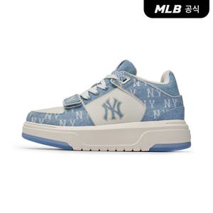 [MLB공식] 26N 공용 청키라이너 미드 데님 모노그램 SL NY (Blue) 3ASXMDM6N-50BLS