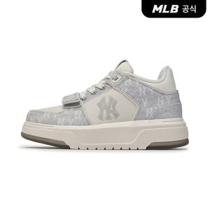[MLB공식] 26N 공용 청키라이너 미드 데님 모노그램 SL NY (Grey) 3ASXMDM6N-50GRS