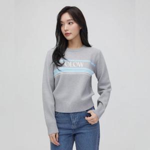 플라스틱아일랜드  (PS1KL183) 배색 보더 니트