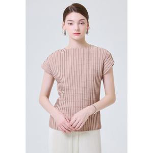 [요이츠] 린넨 대나무 나시 플리츠 블라우스_YI06WQPBL82