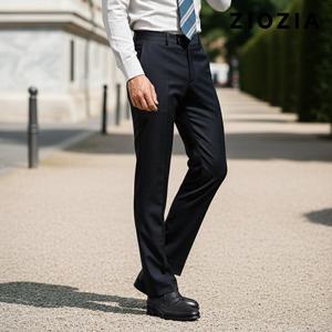 울혼방 다크네이비 정장팬츠 (ABE1SP1202_DNV)