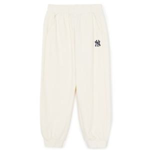 MLB 키즈 베이직 스몰로고 조거 팬츠(7APTB0161-50IVS)