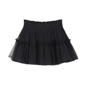 M 파리게이츠골프스커트 NQC 521E1AC003_BK 여성 튤 블록 레이어드용 스커트