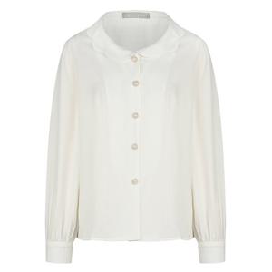 [예쎄][예쎄] 브이넥 카라 펄버튼 블라우스(S6SBL002A)