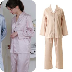 [가격인하]여성잠옷 부드러운 실크필 물실크 파자마 [VPA4515W]