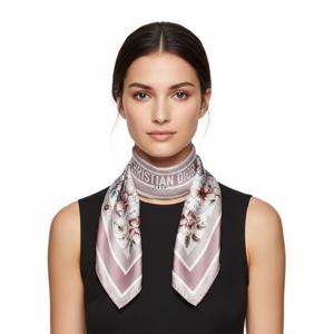 디올 여성 수베니어 드 로마 90 스퀘어 스카프(화이트바이올렛) 61SVR090I648 C469