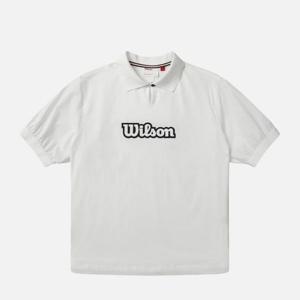 M 윌슨반팔티 LQC W252002GPS46-WHT 시어아이스 폴로 티셔츠 W