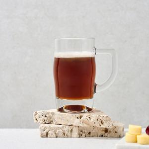 [모던하우스] 투명한 유리 비어 머그잔 345ml