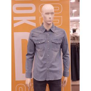 뱅뱅 세이브존02 뱅뱅)봄스판 데님 청 남방 NSMD10