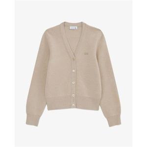 라코스테 (여성) 25FW 베이직 브이넥 가디건 AF209E-55N 02S (베이지) 351031