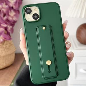 아이폰11 프로 맥스 컬러 핑거스트랩 거치대 심플 핸드폰 케이스