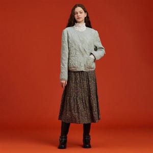 써스데이아일랜드 플라워 패턴 퀼팅 점퍼 T258MJP233W 352263