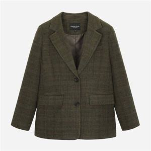 써스데이아일랜드 투 버튼 테일러드 체크 자켓 T258MJK232W 353607