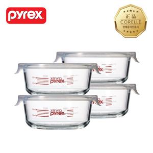 파이렉스 계량 심플 스토리지 원형 380ml 4P
