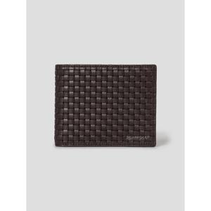 [빈폴ACC] 메쉬 경판 반지갑 - 브라운 (BE62A3M23D)