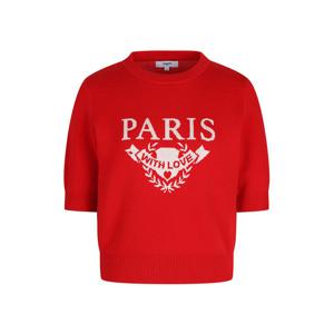 [썬쿠][썬쿠] 울혼방 PARIS 반팔 니트(SN71DXKNS56X)