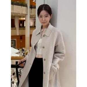 올리브데올리브 (OW5XH051) 자수 핸드메이드 하프 코트