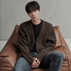 [플랙진]남성 보카시 브이넥 니트 가디건 (PWTI4CDL25M)