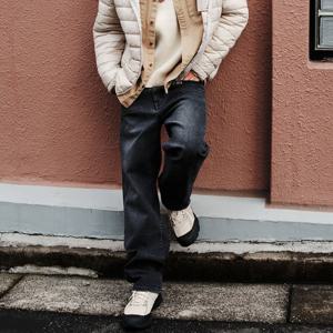 [플랙진]남성 스티즈 M93 웜진 진청바지 그레이진 기모 데님 팬츠 (PJTI4SZM935)