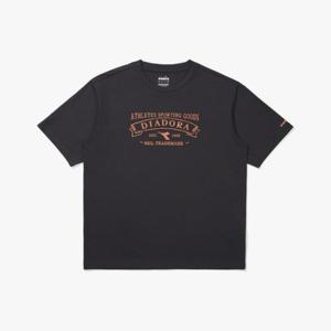 디아도라반팔티 AQS D5221LRS68CRD AIRTEX 콘트라스트 반팔 티셔츠 CHARCOAL