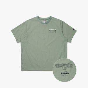 디아도라반팔티 AQS D5221LPI53KAL 컴피 라운드 반팔 피스테 KHAKI