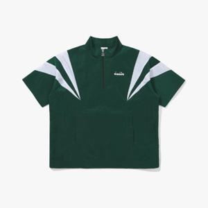 디아도라반팔티 AQS D5223TWT46GND 그랜드슬램 에어리 하프 반팔 아노락 GREEN