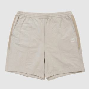 엄브로반바지 TQT UQ221CHP49-PBE 레이트 체크아웃 린넨 4.5부 반바지 / PLATINUM BEIGE