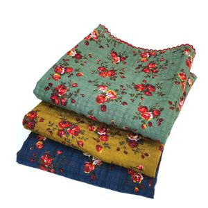 [마메든]3매입 작은장미꽃 아사면 에티켓 빅사이즈 손수건세트/