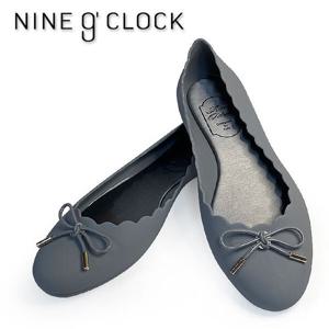 나인어클락 E리본 젤리슈즈 그레이