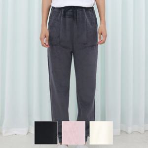 아름다운옷 여성 코듀로이 밍크기모 조거 파자마 바지 JXAEZA10